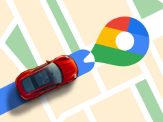 Como uso o Google Maps para tornar meu deslocamento diário livre de estresse Google Maps na tela do telefone mostrando o recurso de navegação
