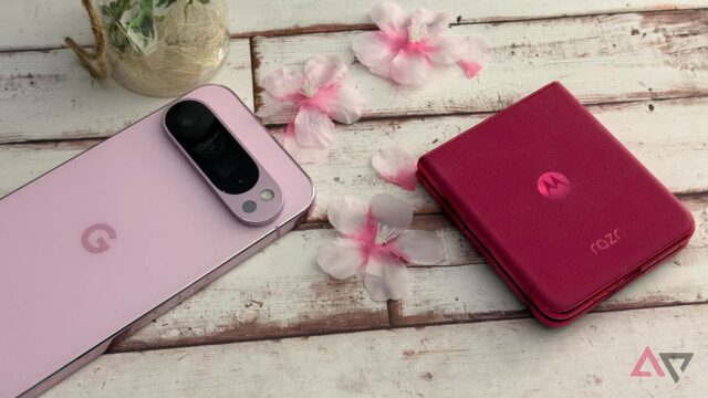 Comprar um carro-chefe mais antigo costumava ser um erro – Um Galaxy S23 Ultra, um iPhone 15, um Google Pixel 7 e um OnePlus 12R lado a lado.