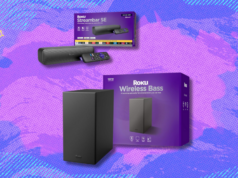 Configure um centro de streaming doméstico com 57% de desconto no Roku 4K HDR Streambar SE e Wireless Bass Bundle Configure um centro de streaming doméstico com 57% de desconto no Roku 4K HDR Streambar SE e Wireless Bass Bundle