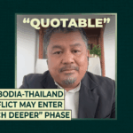 Conflito Camboja-Tailândia pode entrar em fase “muito mais profunda”