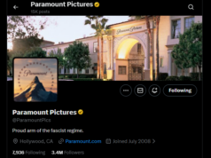 Conta da Paramount Pictures X aparentemente hackeada para ler ‘Braço orgulhoso do regime fascista’ Paramount Pictures Hacked X Twitter