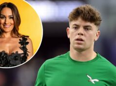 Cooper DeJean faz comemoração no estilo WWE em meio a rumores de namoro de Nikki Garcia Nikki Garcia reage aos cantos de 'John Cena Left You' no WWE 'Raw'