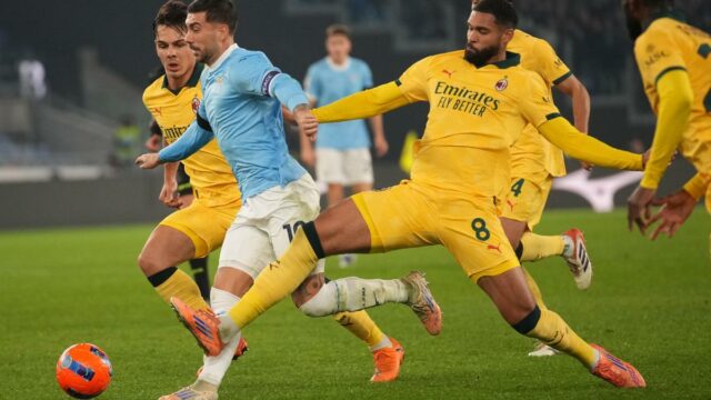 Coppa Itália – Lazio vence AC Milan e chega às quartas de final da Copa da Itália
