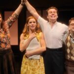 Lindsay Mendez Jonathan Groff Daniel Radcliffe Alegremente, rolamos pela Broadway