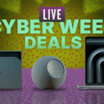 Um produto Nintendo, Amazon e Apple com as palavras