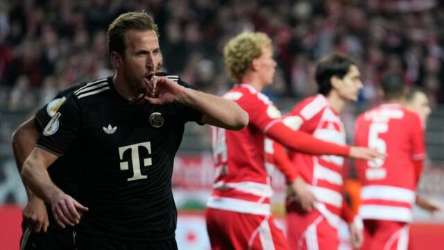 DFB Pokal – Harry Kane marca enquanto o Bayern de Munique chega às quartas de final; Stuttgart e Freiburg também se classificam
