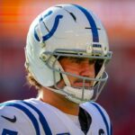 Indianapolis Colts quarterback Daniel Jones on field