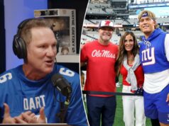 Danny Kanell bate palmas para o pai de Jaxson Dart após um golpe selvagem no ex-Giants QB: ‘Pai helicóptero’ Danny Kanell responde ao comentário de Brandon Dart sobre sua versão de Jaxson Dart.