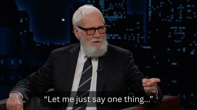 David Letterman defende Jimmy Kimmel por causa de sua rivalidade David Letterman defende Jimmy Kimmel por causa de sua rivalidade com Trump
