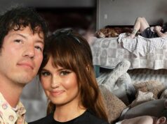 Debby Ryan e marido Josh Dun anunciam nascimento de filho Debby Ryan Josh Dun. composição principal do getty insta