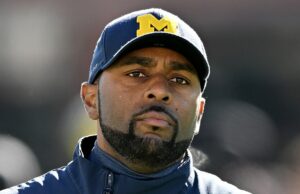 Decisões de cobrança de Sherrone Moore não são esperadas na quinta-feira, dizem autoridades sherrone moore principal getty