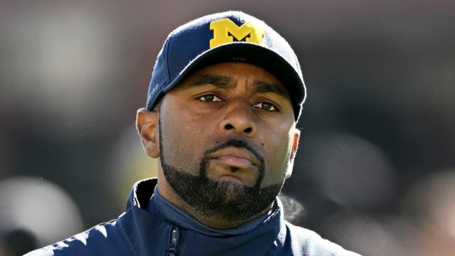 Decisões de cobrança de Sherrone Moore não são esperadas na sherrone moore principal getty