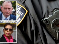 Democratas de Nova York vão aprovar projeto de lei que dá acesso direto às câmeras corporais da polícia de Nova York – que os policiais classificam como tomada de poder ‘desnecessária’ Democratas de Nova York vão aprovar projeto de lei que dá acesso direto às câmeras corporais da polícia de Nova York - que os policiais classificam como tomada de poder 'desnecessária'