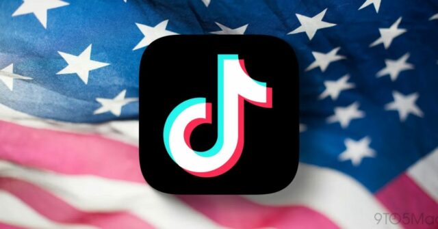 Depois de anos de drama, a venda da TikTok nos Spinoff do TikTok, de propriedade dos EUA, acordado – ainda usará algoritmo chinês | Logotipo do TikTok mostrado na bandeira dos EUA