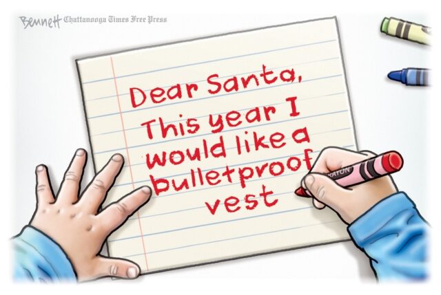 Desenho animado: Querido Papai Noel...
