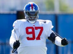 Dexter Lawrence adicionado ao longo relatório de lesões dos Giants antes da Semana 15 O tackle defensivo do New York Giants, Dexter Lawrence II, durante o treino de futebol, sexta-feira, 19 de setembro de 2025, em East Rutherford, NJ