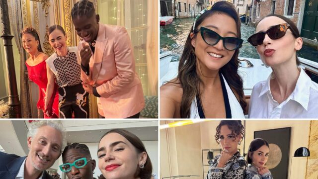 'Emily em Paris' - nos bastidores