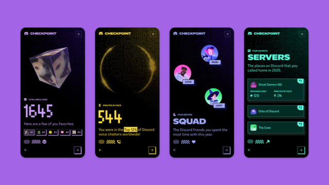 Um gráfico que mostra os principais emojis do Discord em 2025: o coração vermelho, o emoji soluçando, o fogo, o choro, o riso e o tique verde.