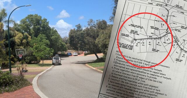 Godin Court em Churchlands, Perth, é um beco sem saída verde e arborizado. Os residentes não podem continuar assim.