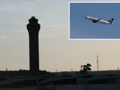 Dois aviões quase colidem ao decolar do Aeroporto Intercontinental Bush, em Houston Silhueta da torre de controle de tráfego aéreo da Administração Federal de Aviação (FAA) no Aeroporto Intercontinental George Bush (IAH).