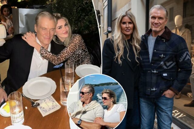 Dolph Lundgren responde aos críticos de seu casamento com diferença de idade de 39 anos: 'Estaremos todos mortos' em 100 anos
