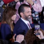 don jr ontem à noite donald trump mar a lago
