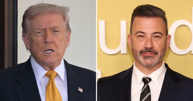 Donald Trump ataca Jimmy Kimmel novamente enquanto apresentava homenagens ao Donald Trump