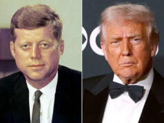 Donald Trump ataca a família Kennedy nas horas sociais da verdade após a morte da neta de JFK, Tatiana Schlossberg Equipes de Jim WATSON / AFP via Getty Work adicionam o nome de Donald Trump ao Centro John F. Kennedy de Artes Cênicas em 18 de dezembro de 2025