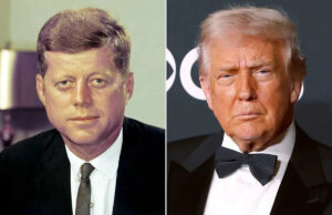 Donald Trump ataca a família Kennedy nas horas sociais da verdade após a morte da neta de JFK, Tatiana Schlossberg Equipes de Jim WATSON / AFP via Getty Work adicionam o nome de Donald Trump ao Centro John F. Kennedy de Artes Cênicas em 18 de dezembro de 2025