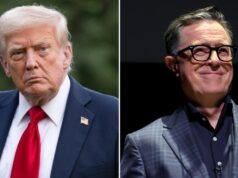 Donald Trump se enfurece com o ‘patético desastre de trem’ Stephen Colbert, diz que a CBS deveria cancelar seu programa agora: ‘Coloque-o para dormir’ Donald Trump se enfurece com o 'patético desastre de trem' Stephen Colbert, diz que a CBS deveria cancelar seu programa agora: 'Coloque-o para dormir'