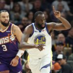 Draymond Green foi expulso no início do confronto Warriors-Suns