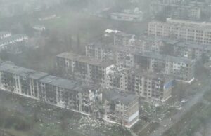 Drone revela impacto da guerra em Myrnohrad, na região de Donetsk, na Ucrânia Drone revela impacto da guerra em Myrnohrad, na região de Donetsk, na Ucrânia