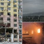 Drones e mísseis russos atacam a Ucrânia antes da reunião de Zelensky com Trump