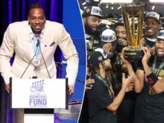 Dwight Howard acha que os Knicks estão cometendo um erro ao não pendurar a bandeira da Copa da NBA: ‘Segunda mão envergonhada’ Os Knicks venceram a final da Copa da NBA na noite de terça-feira em Las Vegas.