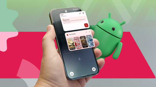 É quase impossível usar widgets de tela de bloqueio no Google Pixel 10 encostado em algumas flores cor de rosa