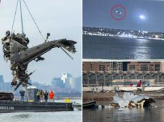 EUA admitem responsabilidade na colisão aérea em DC entre helicóptero do Exército e jato da American Airlines que matou 67 pessoas EUA admitem responsabilidade na colisão aérea em DC entre helicóptero do Exército e jato da American Airlines que matou 67 pessoas