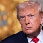 O presidente Donald Trump fala em seu clube Mar-a-Lago no início desta semana.