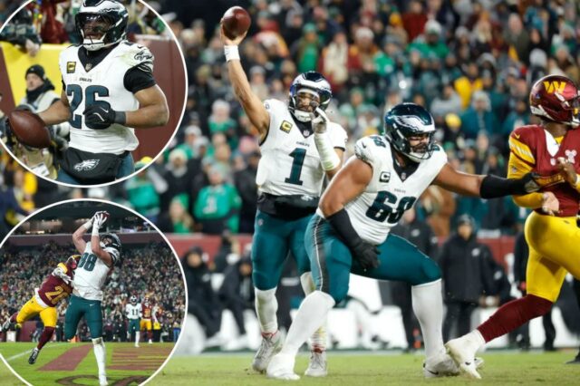 Eagles superam falhas para os principais comandantes e se repetem como campeões da NFC East
