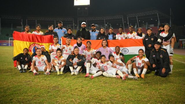 East Bengal inicia a defesa do título da IWL com vitória por pouco sobre o Sethu FC
