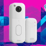 Campainha de vídeo Blink sem fio (modelo mais recente) + núcleo do módulo de sincronização