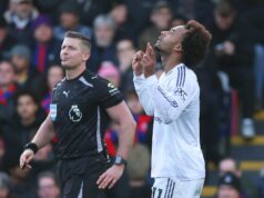 Eddie Nketiah elogia o que Joshua Zirkzee fez na impressionante vitória de retorno do Manchester United contra o Crystal Palace Joshua Zirkzee parece frustrado quando o Manchester United enfrenta o Crystal Palace.