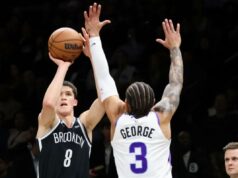 Egor Demin luta enquanto luta contra a doença na derrota do Nets Egor Dëmin acerta uma cesta de 3 pontos sobre Keyonte George durante a derrota em casa do Nets por 123-110 para o Jazz em 4 de dezembro de 2025.