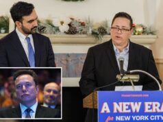 Elon Musk critica a nomeação de Mamdani para Lillian Bonsignore como comissária do FDNY por falta de experiência: ‘Pessoas vão morrer’ O prefeito eleito da cidade de Nova York, Zohran Mamdani, e Lillian Bonsignore em uma entrevista coletiva.