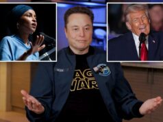 Elon Musk sugere que Ilhan Omar cometeu ‘traição’ com comentários pró-Somália de 2024, depois que Trump discursou sobre o legislador em comício Elon Musk sugere que Ilhan Omar cometeu 'traição' com comentários pró-Somália de 2024, depois que Trump discursou sobre o legislador em comício