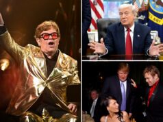 Elton John revela o que faria de Trump um dos ‘maiores presidentes’ da história Elton John revela o que faria de Trump um dos ‘maiores presidentes’ da história