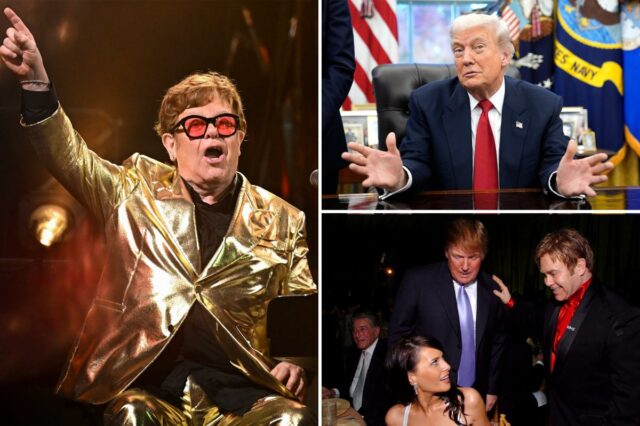 Elton John revela o que faria de Trump um dos ‘maiores presidentes’ da história
