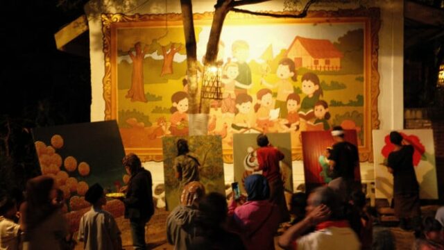 Em Purbalingga, um antigo galinheiro foi transformado na primeira vila de desenhos animados da Indonésia
