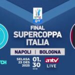 Em andamento! Ao vivo na ANTV Final da Supercoppa Italiana Napoli x Bologna