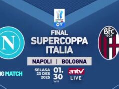 Em andamento! Ao vivo na ANTV Final da Supercoppa Italiana Napoli x Bologna Em andamento! Ao vivo na ANTV Final da Supercoppa Italiana Napoli x Bologna