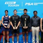 Encerramento esportivo indiano, 5 de dezembro: Senthilkumar e Anahat emergem campeões no Squash Indian Tour